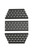 GrillGrate® for The PKGO, black grilling grate with perforations designed for even heat distribution and enhanced grilling on The PKGO portable grill.