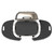 PK Grills PK360 Carbon Steel Griddle, flat cooking surface with foldable side shelves and an attached lid for versatile outdoor grilling and cooking.