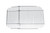 PK Grills PK360 Replacement Stainless Steel Cooking Surface, a shiny rectangular grill grate with evenly spaced parallel bars.