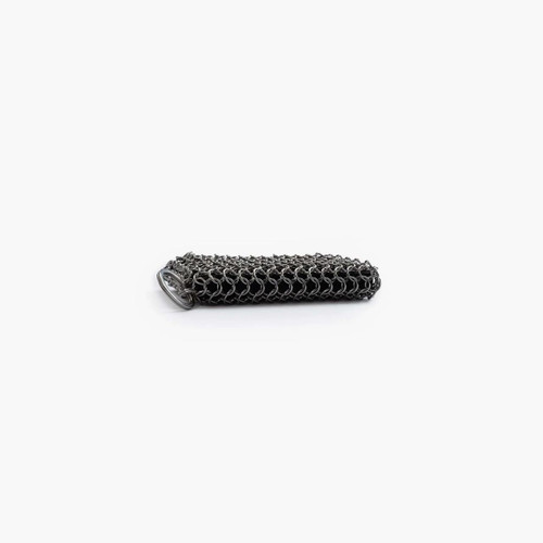 PK Grills Stainless Steel Cleaning Mesh Scrubber, scrubbing tool with a durable stainless steel mesh design.