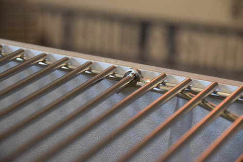 PK Grills Stainless Steel Cooking Grid & Charcoal Grate for Original PK, close-up of durable stainless steel cooking grid and charcoal grate for outdoor grills.