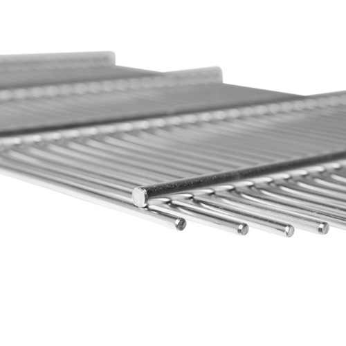 PK Grills Stainless Steel Cooking Grid & Charcoal Grate for Original PK, image showing a close-up of the stainless steel cooking grid and charcoal grate with a shiny metallic finish.