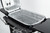 PK Grills The All New Original PK300AF Grill & Smoker - Coal, open lid showing grilling and smoking surface with metal grates.
