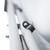 PK Grills The Original PKTX Grill & Smoker - Classic Silver, close-up of metal latch and body of the classic silver grill and smoker.