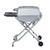 PK Grills The Original PKTX Grill & Smoker - Classic Silver, portable silver grill and smoker with a compact design, sturdy stand, and wheels for easy mobility.