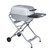 PK Grills The Original PKTX Grill & Smoker, Classic Silver portable outdoor grill and smoker with metal frame and side tray.