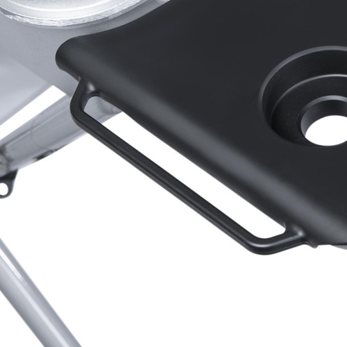 PK Grills The Original PKTX Grill & Smoker, classic silver outdoor cooking appliance with a black lid and sturdy handle.