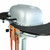 PK Grills The PK360 Grill & Smoker - Classic Silver, a compact and stylish outdoor barbecue grill and smoker with a silver body, black cooking surface, and built-in accessories for grilling enthusiasts.