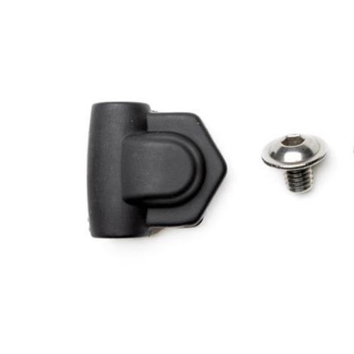 PK300AF Replacement Radial Vents, black vent with a screw for installation.
