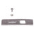 Replacement Sliding Vent for Original PK Grill, metal sliding vent component with screw and washer for grill airflow control.